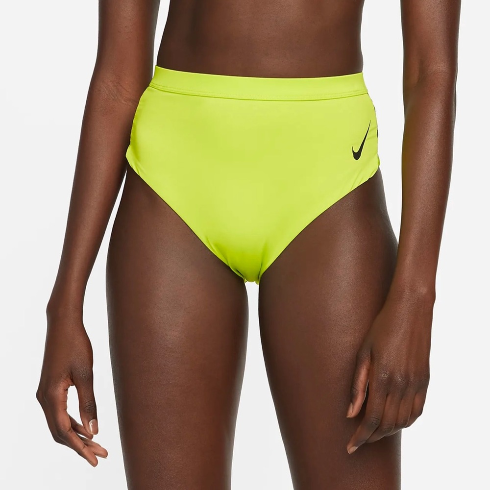 NWT Womens Nike Lime Green Swim Bottom SZ Small (BOTTOM ONLY)
